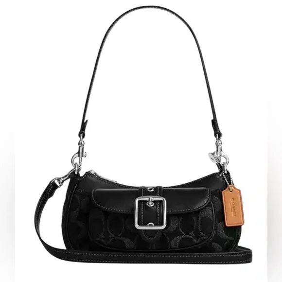 NWOT Coach Ashton Mini Denim Shoulder Bag - Picture 1 of 8